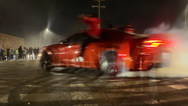 Drag Racing Illegally Illegal Street Racing Cars Night Calgary Police Crackdown On Illegal