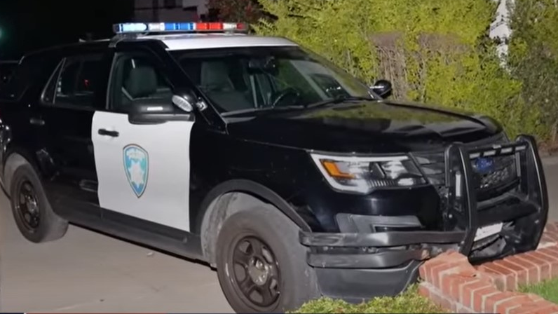 Man Arrested After Chase In Stolen Calif. Police Cruiser | Officer