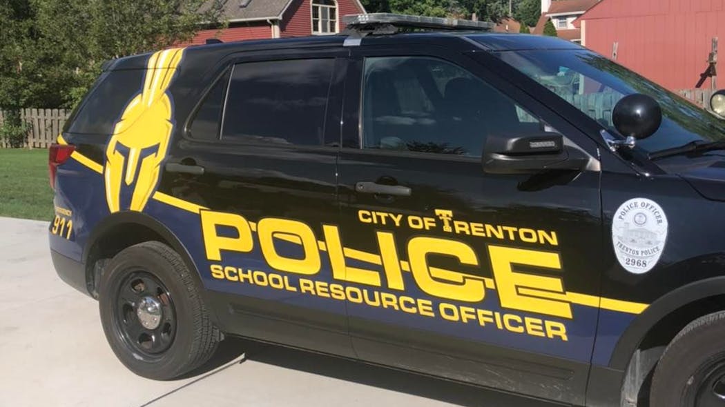 The Trenton, MI, Police Department&apos;s new SUV for the school resource officer at the high school was customized to better enhance the relationship between students and police.
