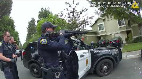 Video San Diego Police Fatally Shoot Man who Attacked Elderly Women