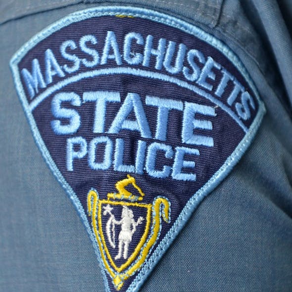 Massachusetts State Police Patch (ma; Tns)