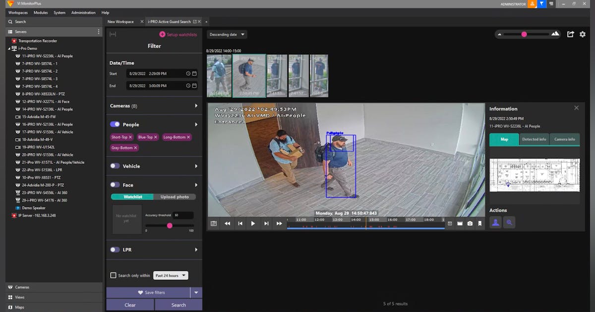 New Version of i-PRO Active Guard Turns VMSs Into Powerful Search ...