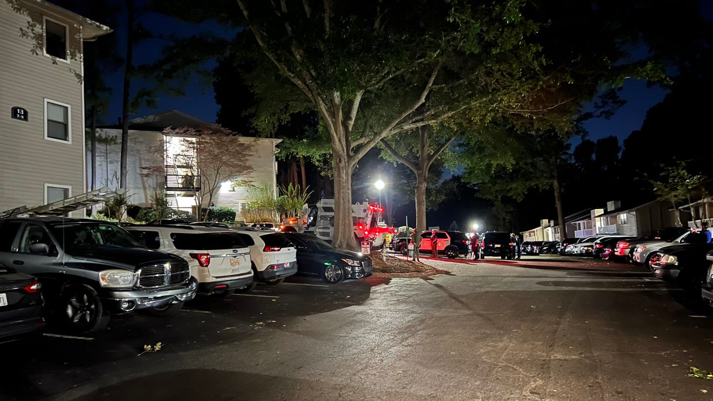 A Marietta, GA, police SWAT unit rescued a woman and a girl during a three-hour standoff at an apartment complex early Friday.