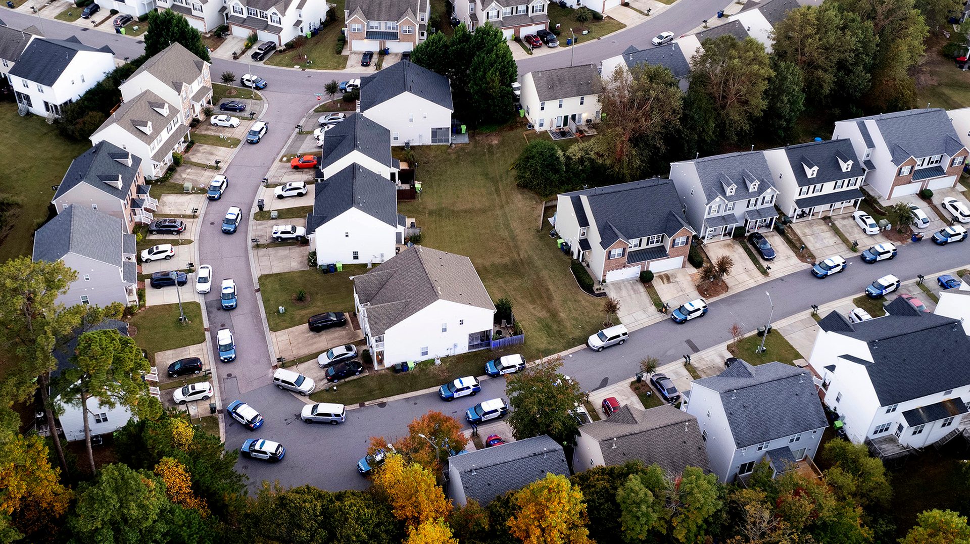 Raleigh Mass Shooting Aerial (nc)