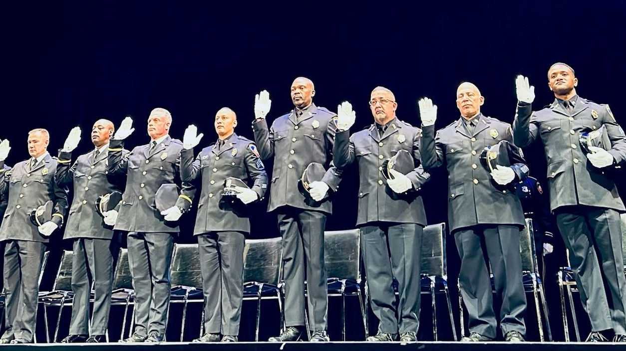 The Stamford, CT, Police Department promoted 11 officers on Sept. 28, the most in a single day for the department in nearly 20 years.