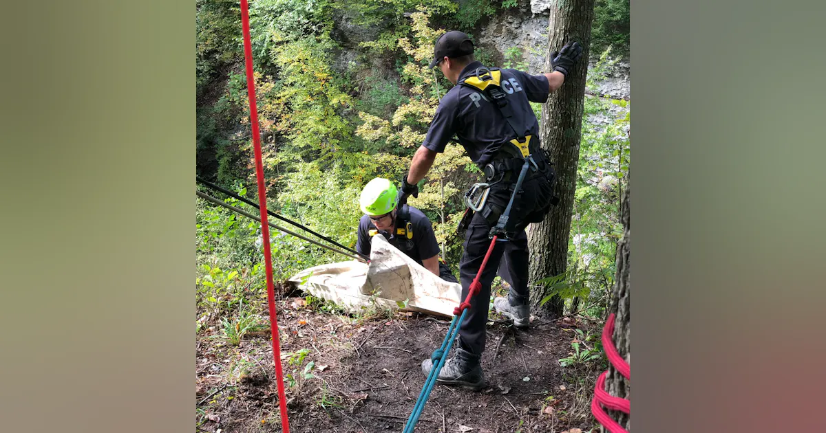 Police Rescues Teenager New York State Police Rescue Teen after 150-Foot Fall into Gorge | Officer