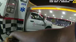 Atlanta police arrested a man who allegedly stole an ambulance from a hospital and led officers on a low-speed chase early Monday.