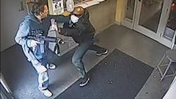 An unarmed security guard at a Buffalo, NY, methadone clinic tackled and disarmed a man with a semi-automatic rifle who walked into the facility and opened fire last week. An unarmed security guard at a Buffalo, NY, methadone clinic tackled and disarmed a man with a semi-automatic rifle who walked into the facility and opened fire last week.