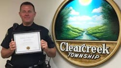 Clearcreek Township, OH, Police Officer Eric Ney. Clearcreek Township, OH, Police Officer Eric Ney.