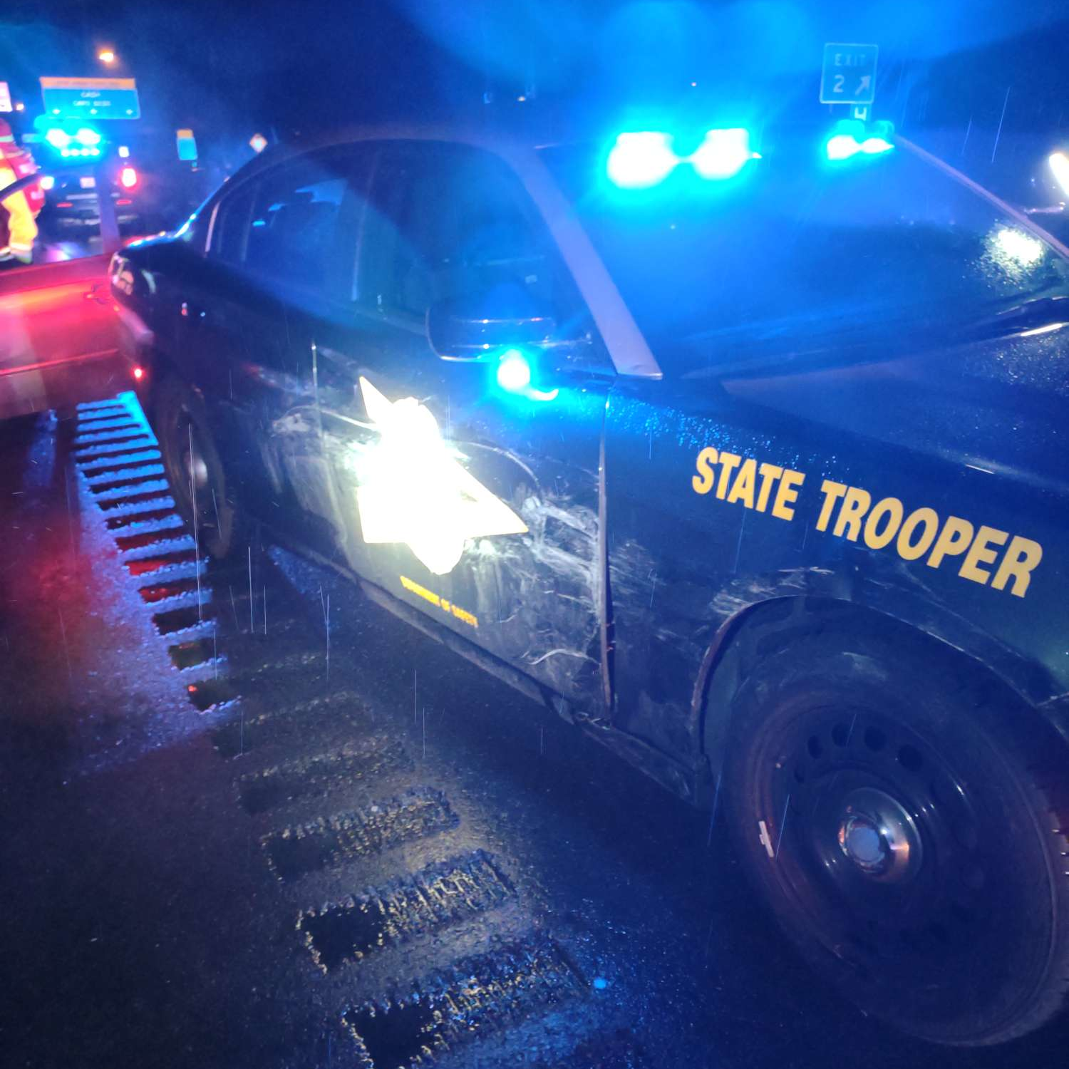 N.H. State Trooper Uses Collision To Stop Wrong-Way Driver | Officer