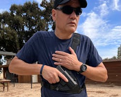 From the Alien Gear Cloak Chest Holster, the draw was very fast, and combined with the Glock 29SF, may be the ideal set up when a dangerous target approaches from close ranges. This may be the setup to have for working in brushy areas, allowing a fast response. From the Alien Gear Cloak Chest Holster, the draw was very fast, and combined with the Glock 29SF, may be the ideal set up when a dangerous target approaches from close ranges. This may be the setup to have for working in brushy areas, allowing a fast response.