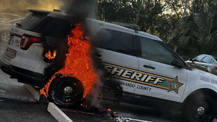 A man accused of setting fire to a Hernando County, FL, Sheriff's Office SUV returned to the scene and confessed to other crimes to deputies Wednesday.