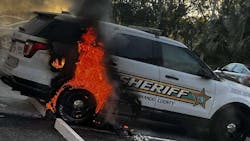 A man accused of setting fire to a Hernando County, FL, Sheriff's Office SUV returned to the scene and confessed to other crimes to deputies Wednesday. A man accused of setting fire to a Hernando County, FL, Sheriff's Office SUV returned to the scene and confessed to other crimes to deputies Wednesday.