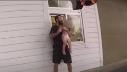 Flagler County, FL, sheriff's deputies saved a 1-year-old boy after he was kidnapped by his father, who used the child as a shield during a confrontation with authorities on Sept. 27. Flagler County, FL, sheriff's deputies saved a 1-year-old boy after he was kidnapped by his father, who used the child as a shield during a confrontation with authorities on Sept. 27.