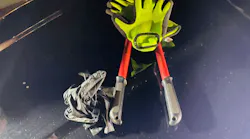 The Osceola County, FL, Sheriff's Office show equipment seized when a man allegedly tried to steal items from a St. Cloud Walmart during a Shop With a Cop event that had nearly 40 deputies in the store.