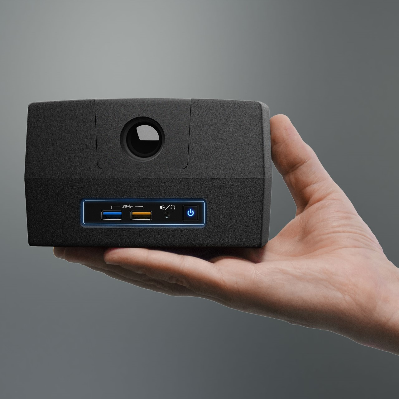 Portable DART firearm training simulator projector