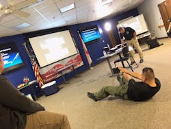 DART firearm training simulator. DART firearm training simulator.