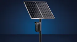 AutoVu Cloudrunner mounted with solar panel