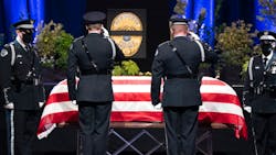 A memorial service was held for Vancouver, WA, Police Officer Donald Sahota in February. A memorial service was held for Vancouver, WA, Police Officer Donald Sahota in February.