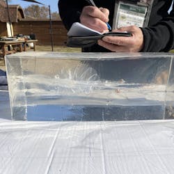 Our after barrier tests use glass windshield panels we get directly from a local glass dealer. The Nosler ASP bullets punched clean holes through them. Interestingly, the ASP bullets are not marketed as a bonded design, but they performed as well as any other bonded bullet. Our after barrier tests use glass windshield panels we get directly from a local glass dealer. The Nosler ASP bullets punched clean holes through them. Interestingly, the ASP bullets are not marketed as a bonded design, but they performed as well as any other bonded bullet.