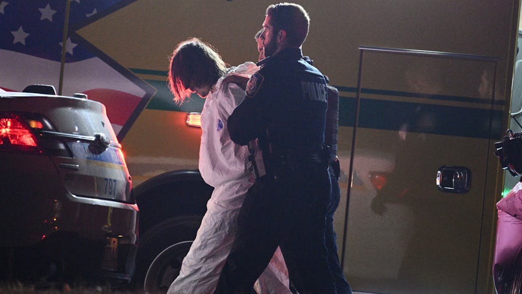 Officers placed David Emory Linthicum in custody.