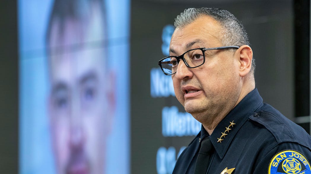 San Jose, CA, Police Chief Anthony Mata.