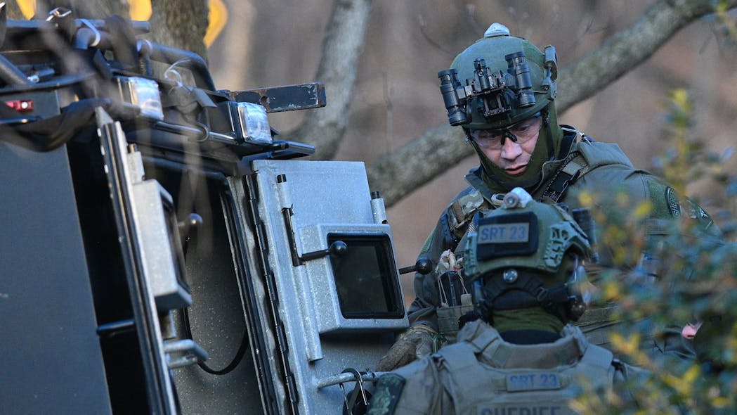 Baltimore County police search for a 24-year-old man who is accused of shooting and wounding an officer in Cockeysville on Wednesday. Baltimore County police search for a 24-year-old man who is accused of shooting and wounding an officer in Cockeysville on Wednesday.