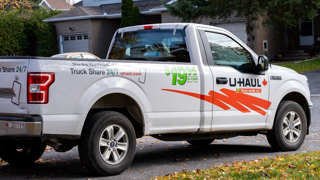 After fleeing a traffic stop, a woman led a deputy on a chase in Palm Beach County and rammed a stolen U-Haul truck into him before he shot at her, according to authorities. After fleeing a traffic stop, a woman led a deputy on a chase in Palm Beach County and rammed a stolen U-Haul truck into him before he shot at her, according to authorities.