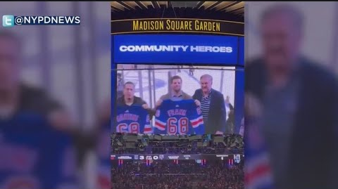 New York Rangers Honor NYPD Officers for U-Haul Rampage Heroism | Officer