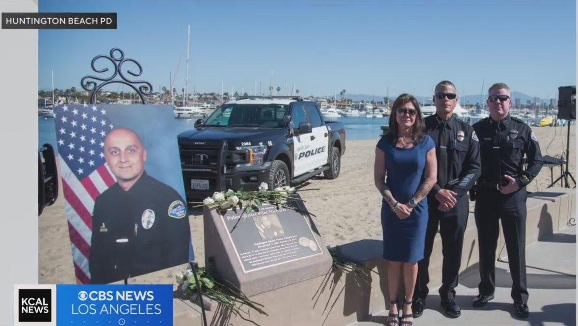 Memorial Plaque for Fallen California Police Officer Unveiled | Officer