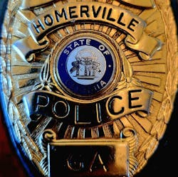 Homerville Police Dept Badge (ga)