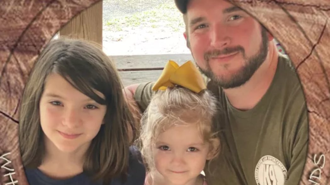 Bibb County, AL, Sheriff's Deputy Brad Johnson was killed in the line of duty June 2022, leaving behind two daughters, Lana and Livy.