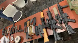 Charlotte-Mecklenburg, NC, police seized multiple firearms during a narcotics investigation in 2020.