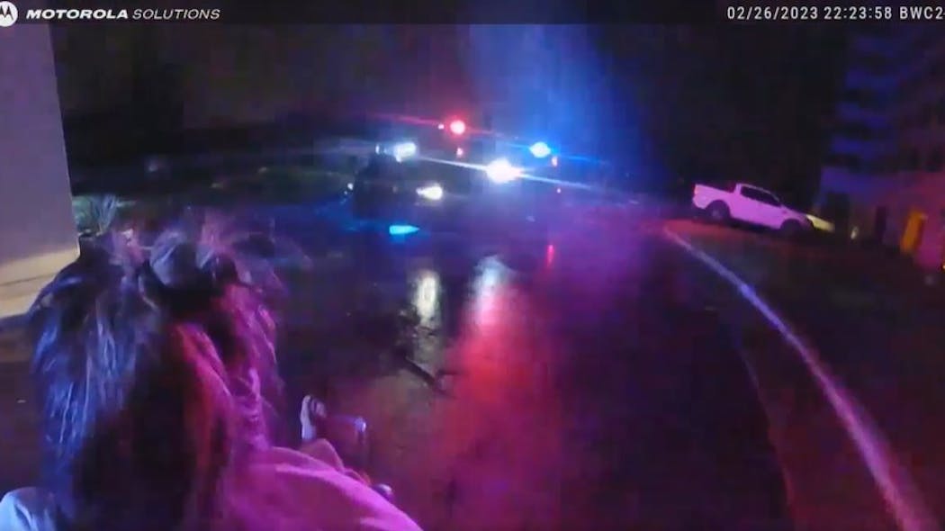 Cleveland County, OK, sheriff's deputies and EMS workers worked as a team to free workers trapped inside a U.S. Postal Service Training Center damaged by a tornado Sunday.