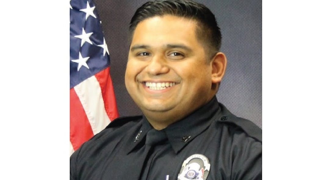 North Kansas City, MO, Police Officer Daniel Vasquez. North Kansas City, MO, Police Officer Daniel Vasquez.