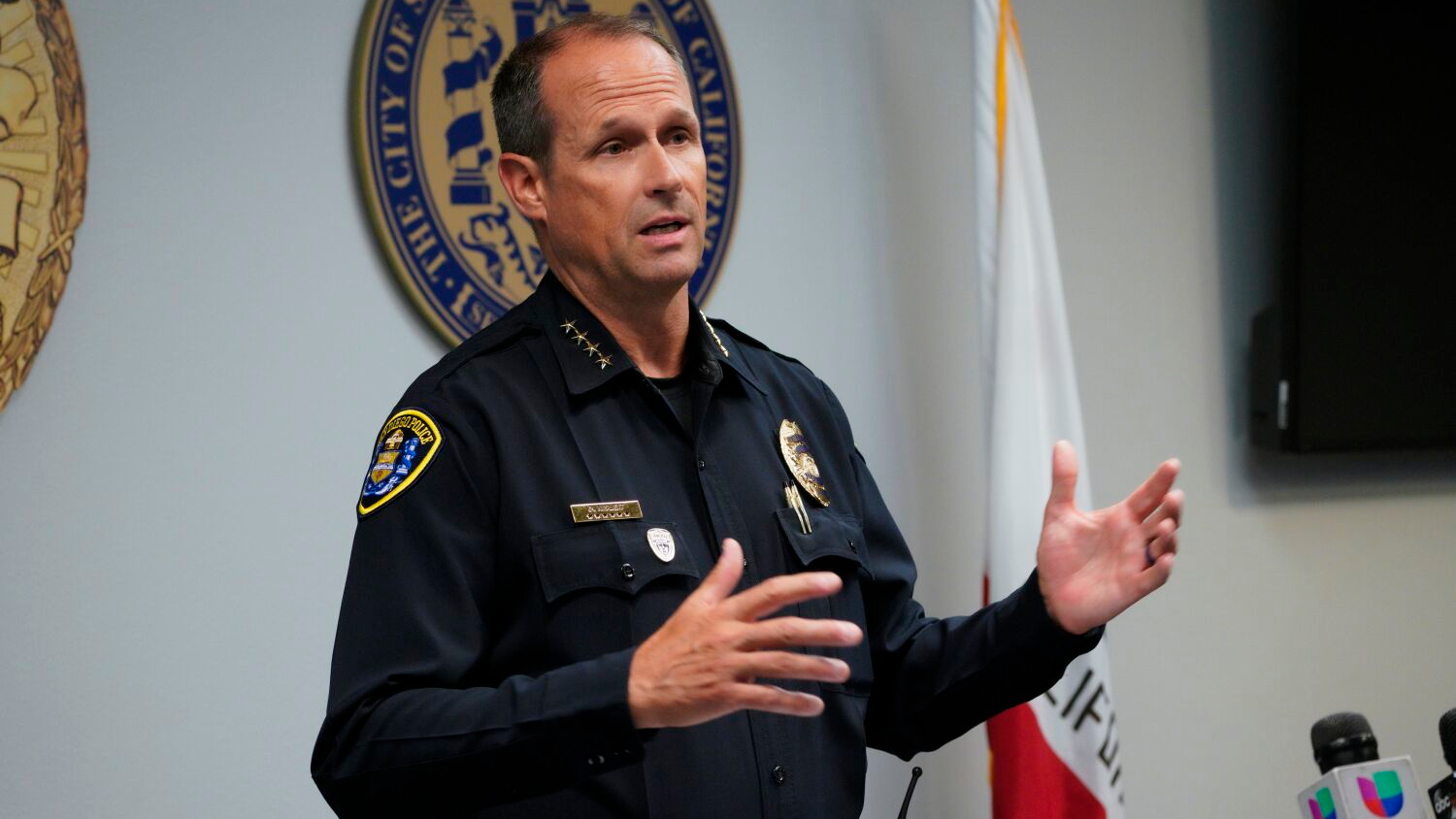 San Diego Police Chief David Nisleit.