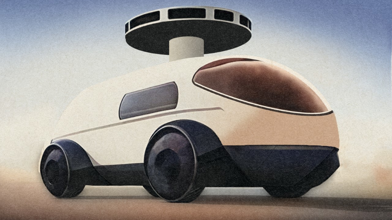 The new Slate Pod Observing Life In Cities Everywhere (POLICE) vehicle.