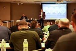 Jeffery McElravy from Tecton Architects speaks as part of the Law Enforcement Track at the 2022 Station Design Conference. Jeffery McElravy from Tecton Architects speaks as part of the Law Enforcement Track at the 2022 Station Design Conference.