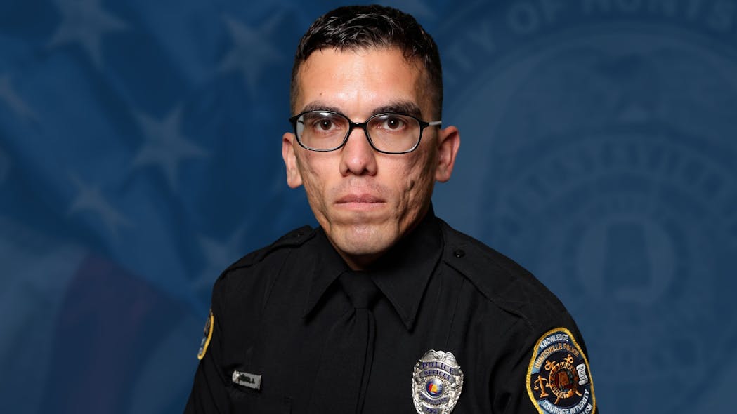 Huntsville, AL, Police Officer Albert Morin.