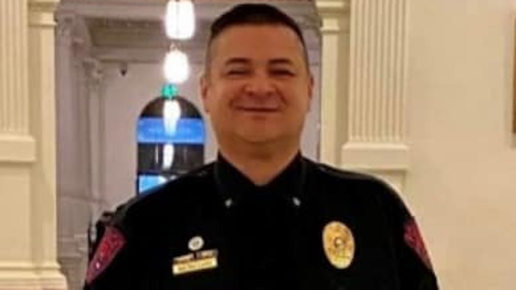 Homer Delgado, new assistant chief for the Uvalde, TX, Police Department.