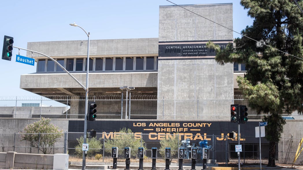 Los Angeles County Men&rsquo;s Central Jail in Los Angeles.