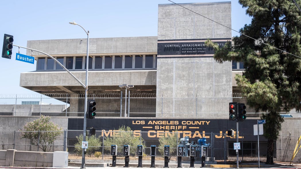 Los Angeles County Men&rsquo;s Central Jail in Los Angeles.