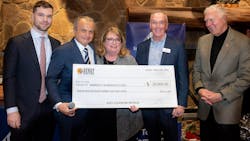 Henry Repeating Arms presents a check for $25,000 to Semper Fi & America’s Fund (The Fund) as part of the company’s Guns for Great Causes efforts. From Left to Right: Henry VP of Communications, Dan Clayton-Luce, Henry CEO and Founder, Anthony Imperato, The Fund’s CEO, President, and Founder, Karen Guenther, The Fund’s Chairman of the Board, General Joseph F. Dunford Jr., and Honorary Board Member, General James T. Conway. Henry Repeating Arms presents a check for $25,000 to Semper Fi & America’s Fund (The Fund) as part of the company’s Guns for Great Causes efforts. From Left to Right: Henry VP of Communications, Dan Clayton-Luce, Henry CEO and Founder, Anthony Imperato, The Fund’s CEO, President, and Founder, Karen Guenther, The Fund’s Chairman of the Board, General Joseph F. Dunford Jr., and Honorary Board Member, General James T. Conway.