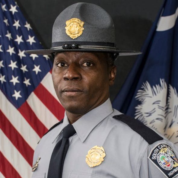 South Carolina Highway Patrol Lance Cpl. B.A. Frazier.