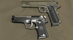 Springfield Armory 1911 .45ACP 8+1 top, Beretta 96FCM .40S&amp;W 10+1 bottom. Does capacity matter as much as action? Single action only vs. double action/single action.