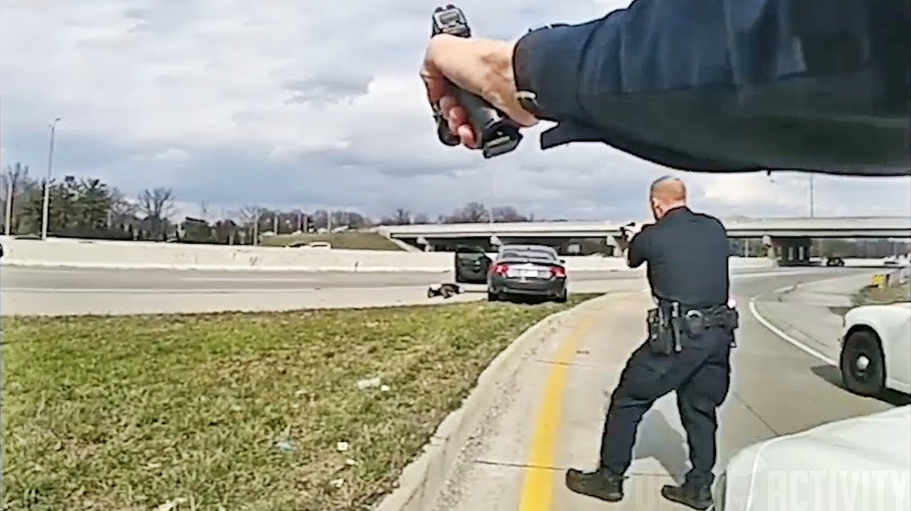 Video: Armed Carjacker Turns On Indianapolis Police After Vehicle ...