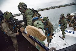 Although it's a smaller department with 138 budgeted officers, the variety of duties the Port of San Diego Harbor Police is responsible for still makes it a dynamic agency. Although it's a smaller department with 138 budgeted officers, the variety of duties the Port of San Diego Harbor Police is responsible for still makes it a dynamic agency.