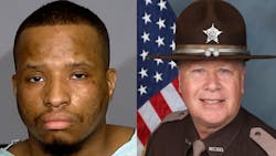 Orlando Mitchell, left, and Deputy John Durm Orlando Mitchell, left, and Deputy John Durm