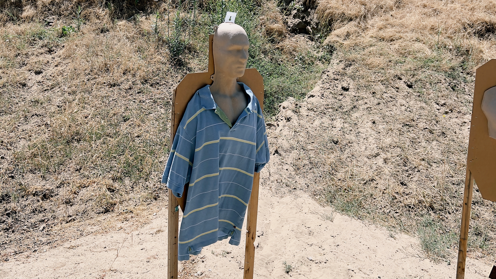 Three-dimensional targets are a critical part of training for dynamic shooting situations. Lindsey uses Birchwood Casey 3D Torso Targets. These are molded relief targets made of recycled material. They are as light as cardboard, and have enough structural integrity to hold up to a lot of hits. These targets are 21.5' H X 14' W X 4.7' D, and very cost effective.