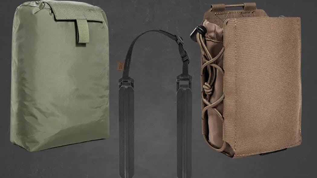 Tasmanian Tiger has announced the launch of the TT DUMP POUCH MKII, TT MOLLE STICK SET and TT MULTIPURPOSE SIDE POUCH.